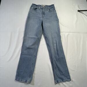Abercrombie Curve Love 90s Straight Ultra High Rise Jeans 27/4R W26 L30